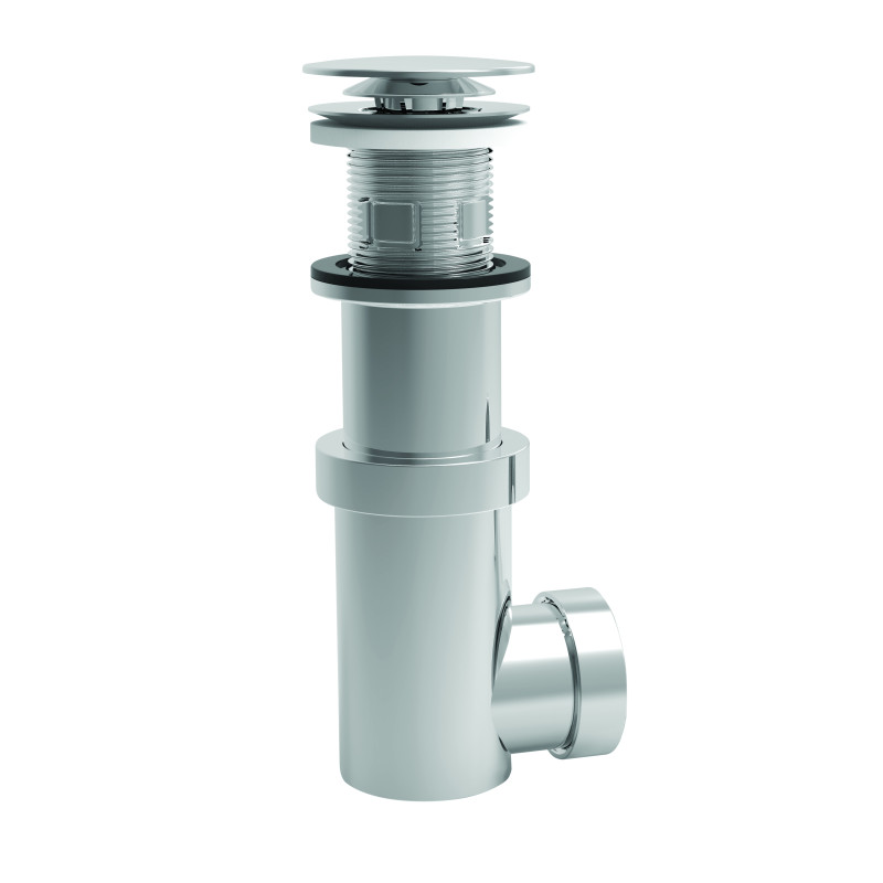 SIPHONETTE lavabo digiclic, clapet serti inox,hauteur réglable, sortie Ø32 ou 40