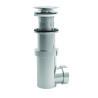 SIPHONETTE lavabo digiclic, clapet serti inox,hauteur réglable, sortie Ø32 ou 40