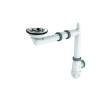 Vidage gain espace ELIPSO évier 1 cuve Ø90, H. 89,5mm,corps 100% PCR