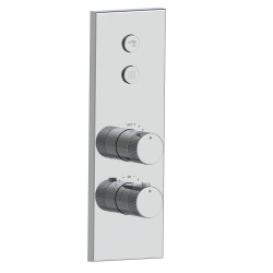 Mitigeur thermostatique lineabox 2 voies chromé vertical
