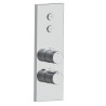 Mitigeur thermostatique lineabox 2 voies chromé vertical