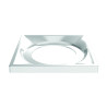 Cadre à carreler 143x143mm ABS chromé, pour bondes réf. 5710/5715/5680