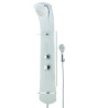 Colonne de douche NAUTILUS verre, rangements, robinetterie thermostatique