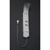 Colonne de douche NAUTILUS verre, rangements, robinetterie thermostatique