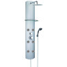 Colonne de douche TOTEM ALU, fonction hydromassage, robinetterie mécanique