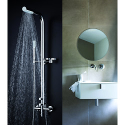 Combiné douche ALLURE, robinetterie thermostatique, tout laiton