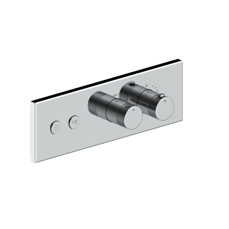 Mitigeur thermostatique lineabox 2 voies chromé horizontal