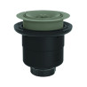Bonde receveur extra-plat Ø90, sans capot, sortie verticale, corps 70% PCR