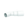 Coude multidirectionnel pour siphon baignoire, pour Ø40 et 50mm, joint conique