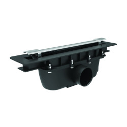 Caniveau de douche PANAMA 300, H. 97mm, sortie Ø50mm à coller, recoupable