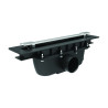 Caniveau de douche PANAMA 300, H. 97mm, sortie Ø50mm à coller, recoupable