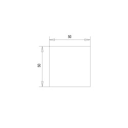 Natte d'étanchéité pour bonde de sol, PVC non tissé blanc
