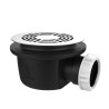 Bonde douche extra-plate Ø90, MINIME,grille inox, H. 60, corps 70% PCR