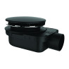 Bonde douche ultra-plate NF Ø90, SMART, capot ABS mat, H.48, corps 70% PCR