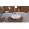 Trop-plein lavabo universel, enjoliveurs chromés Ø24/30mmx35mm
