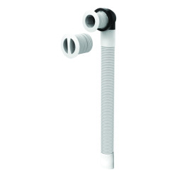 Trop-plein lavabo universel, enjoliveurs ABS Ø24/30mmx35mm