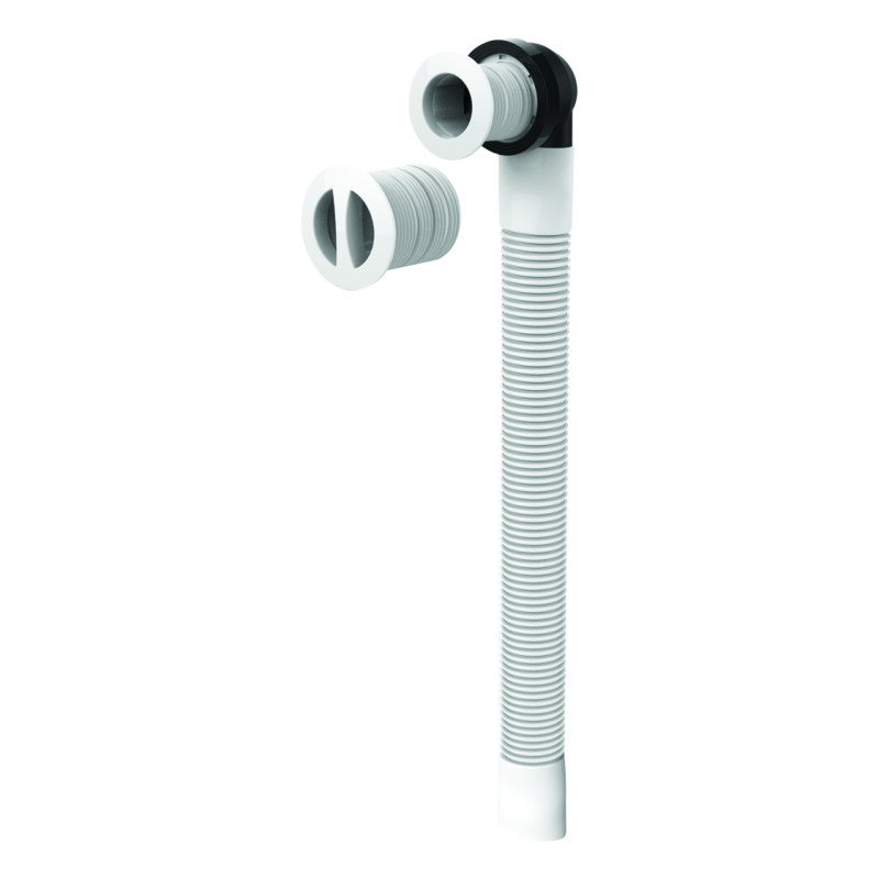 Trop-plein lavabo universel, enjoliveurs ABS Ø24/30mmx35mm