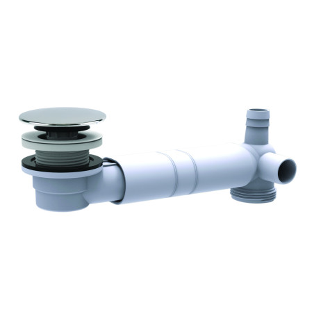 TBXP lavabo extra-plate NF bonde H40,clapet inox, tubulure 100% PCR