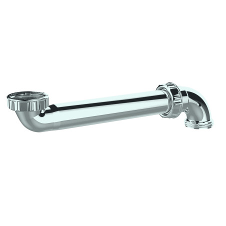 Tubulure gain espace lavabo, entraxe 95-260mm, 1"1/4, aspect chromé,corps PCR
