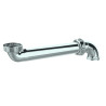 Tubulure gain espace lavabo, entraxe 95-260mm, 1"1/4, aspect chromé,corps PCR