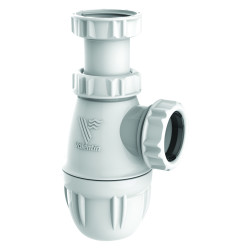 Lot de 50 siphons lavabo bi-matière-joint intégré,sortie Ø32,corps 100% PCR