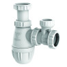 Siphon lavabo anti-vide,réglable 48/103mm,sortie Ø32,corps 100% PCR