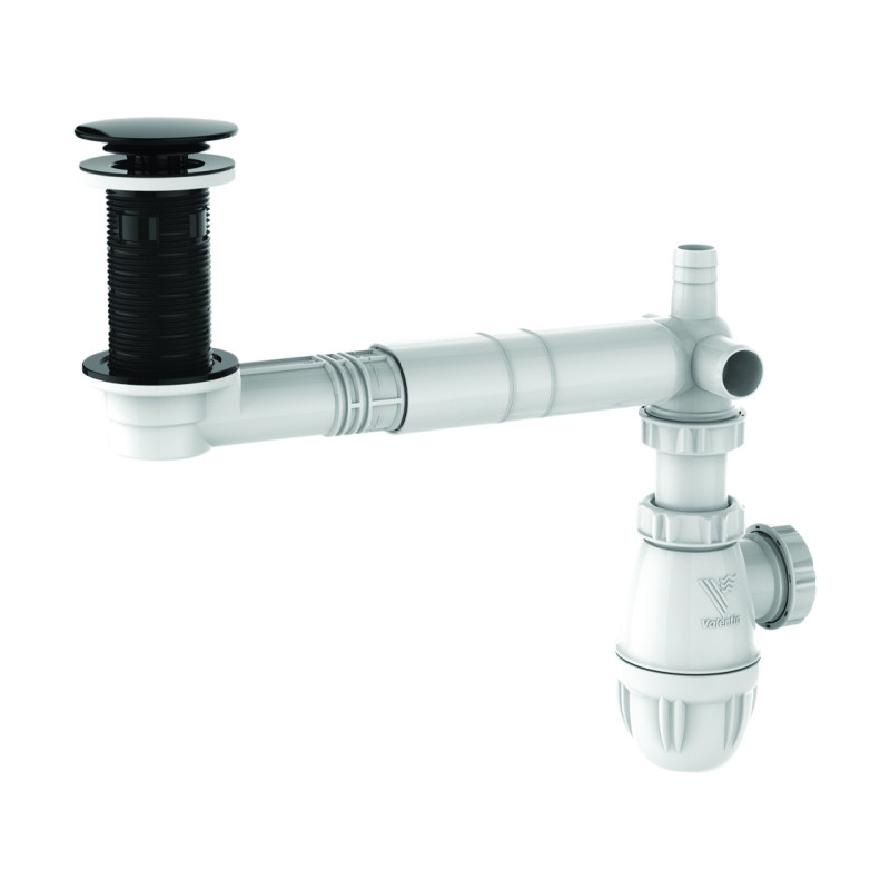 Équipement complet NF TBXP lavabo, extra-plat, clapet corps 100% PCR