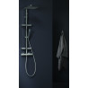 Combiné de douche TOUAREG 300x300, robinetterie thermostatique, tablettes, réf. 66960000000