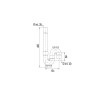 Siphon machine à laver, PVC, Øint. 35mm, sortie verticale Ø40mm
