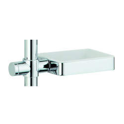 Tablette porte-objet pour barre de douche Ø25mm