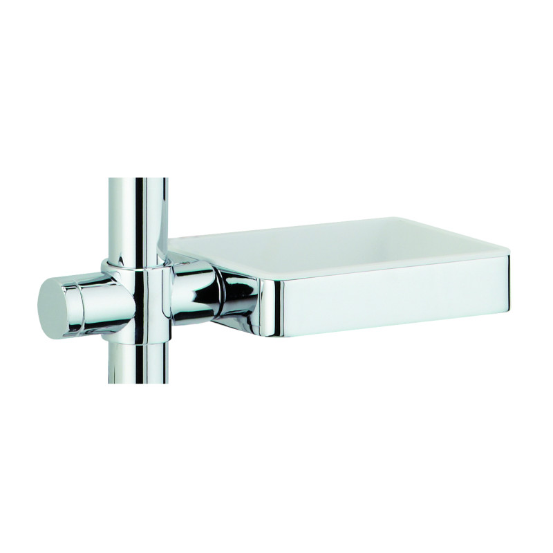 Tablette porte-objet pour barre de douche Ø25mm
