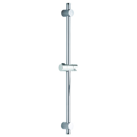 Barre de douche Ø25mmx650mm, pieds réglables, cale de rattrapage d'aplomb