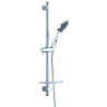 Ensemble GO STOP, 2 jets, barre Ø25x650mm, tablette, flexible PVC 1,75 m