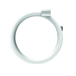 Lot de 40 flexibles de douche PVC renforcé lisse 2 m, blanc