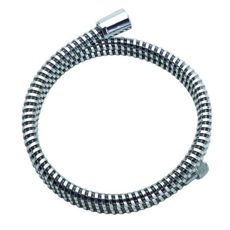 Flexible de douche PVC 1,75 m chromé, anti-pincement, résistance traction 50 kg, NF, réf. 99130000000