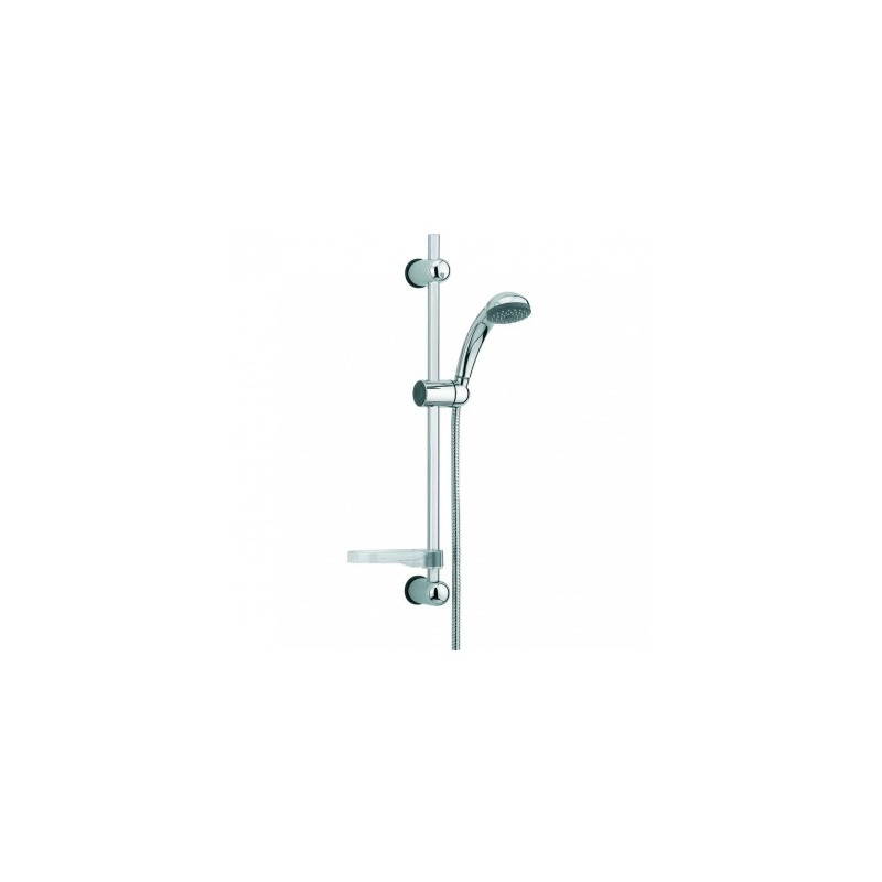 Ensemble COBRA 1 jet, barre Ø18x560mm, porte-savon, flexible double agrafage 1,50 m
