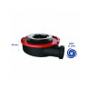 Bonde extra-plate receveur Ø90, FLUSH 44, H. 60mm, sans capot, corps 70% PCR