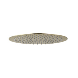 Pomme de tête ronde 250 mm PVD laiton brossé