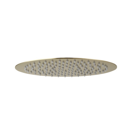Pomme de tête ronde 250 mm PVD laiton brossé