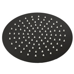 Pomme de tête métal diamètre 250 mm époxy noir mat