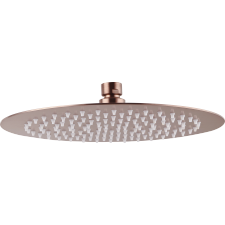 Pomme de tête ronde 250 mm PVD bronze cuivré