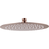 Pomme de tête ronde 250 mm PVD bronze cuivré