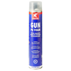 GUN PU-FOAM mousse PU, pistolable - aérosol 750 ML
