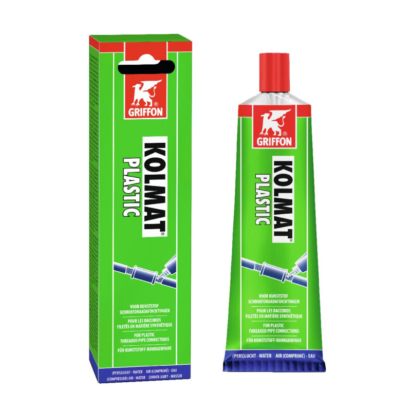 Kolmat Plastic pâte d'étanchéité pour les raccords filetés plastiques 125 G