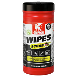 WIPES SCRUB lingettes nettoyantes - dévidoir 75 unités