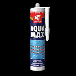Aqua Max mastic-colle blanc spécial piscine - cartouche 425 G