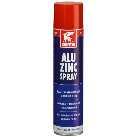 Alu Zinc Spray galvanisation à base de zinc de couleur alu. aérosol 400 ML