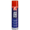 Alu Zinc Spray galvanisation à base de zinc de couleur alu. aérosol 400 ML