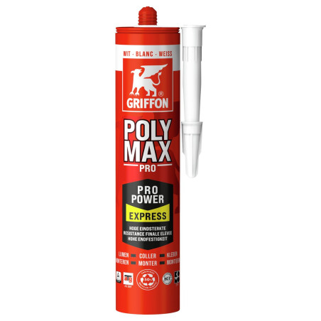 Poly Max Pro Power Express blanc - cartouche 435 G