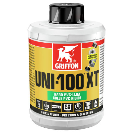 UNI-100 XT Colle PVC thixotrope 1 L, réf. 6300225